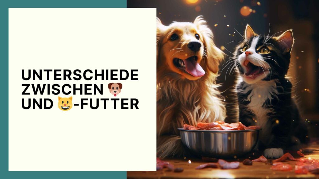 Darin unterscheidet sich Hundefutter von Katzenfutter!